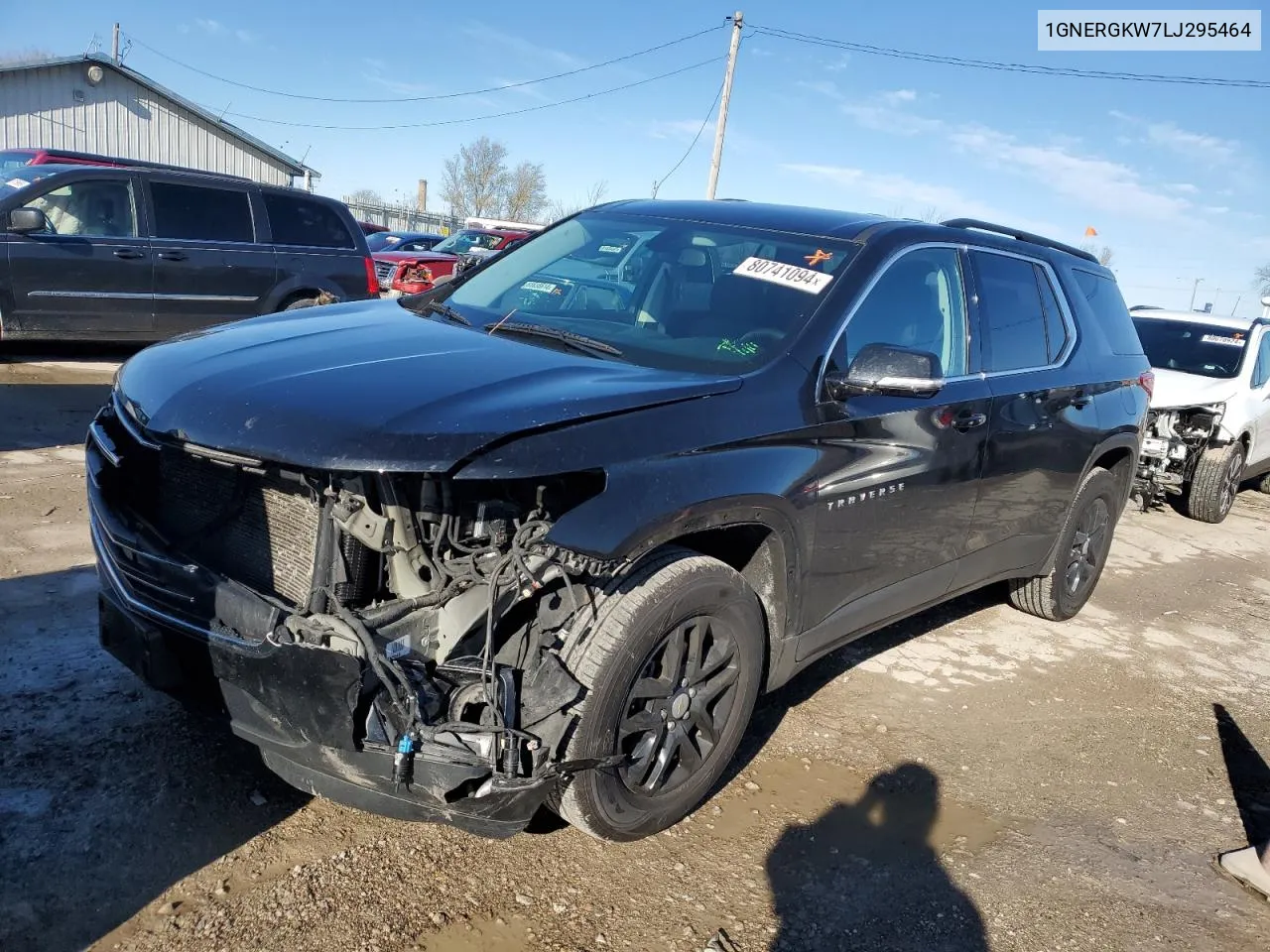 2020 Chevrolet Traverse Lt VIN: 1GNERGKW7LJ295464 Lot: 80741094