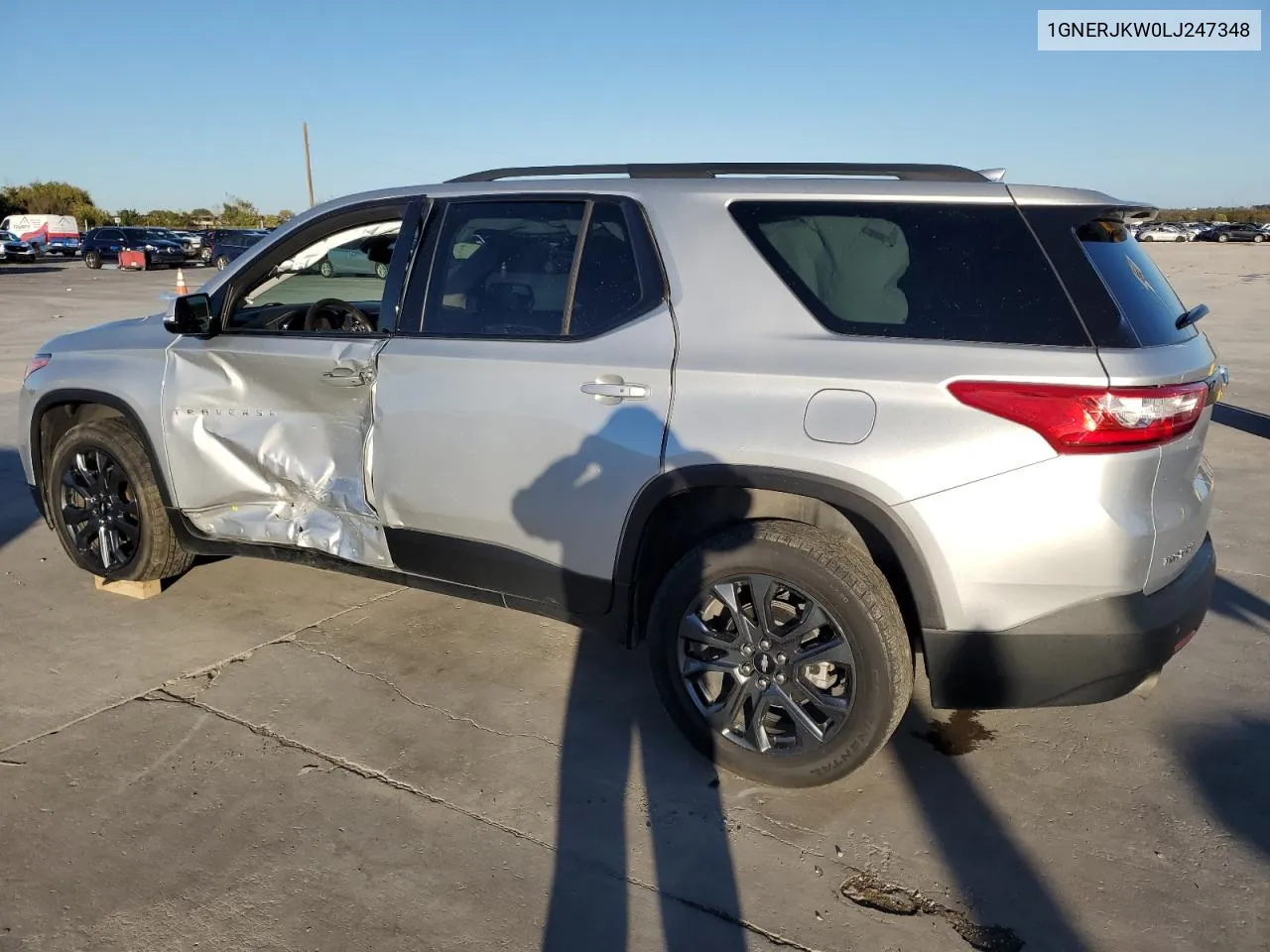 2020 Chevrolet Traverse Rs VIN: 1GNERJKW0LJ247348 Lot: 81123454