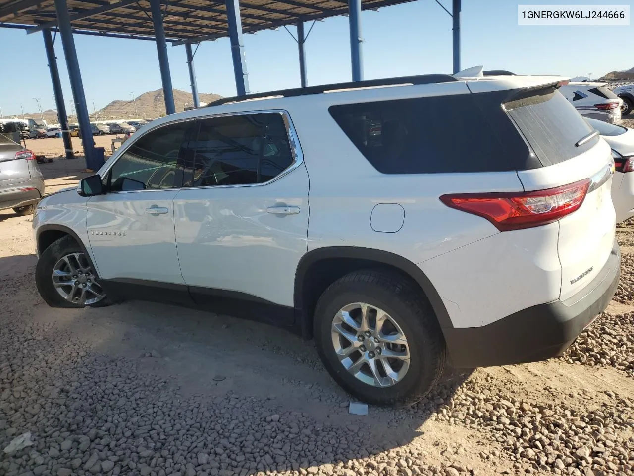 2020 Chevrolet Traverse Lt VIN: 1GNERGKW6LJ244666 Lot: 81134484