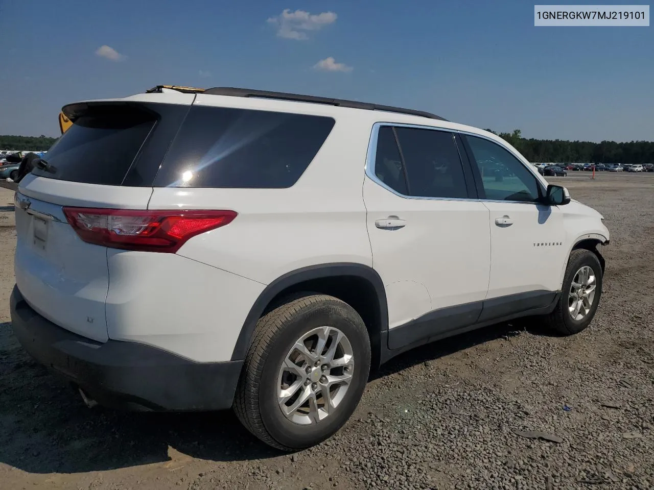 2021 Chevrolet Traverse Lt VIN: 1GNERGKW7MJ219101 Lot: 59252844