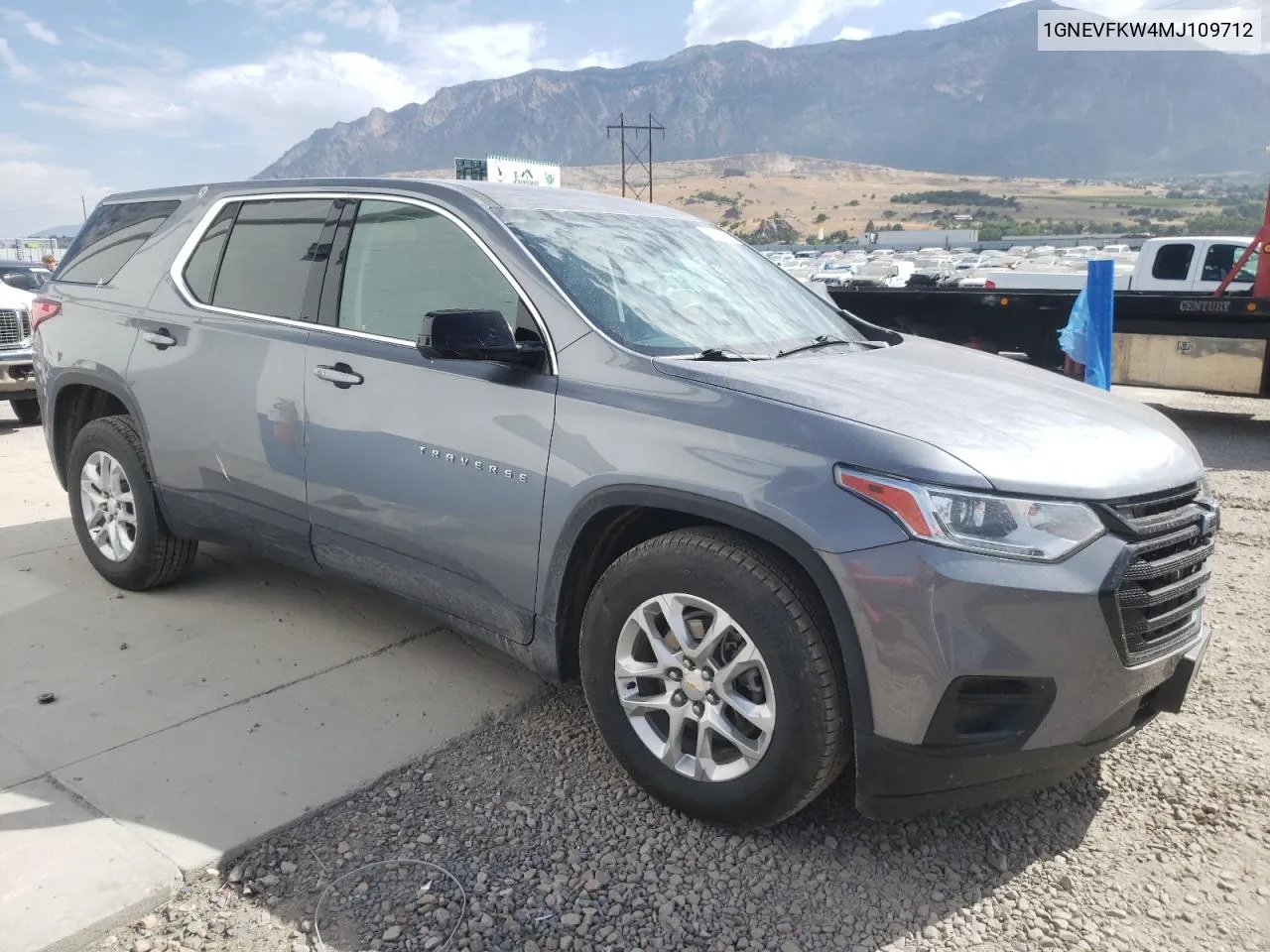 2021 Chevrolet Traverse Ls VIN: 1GNEVFKW4MJ109712 Lot: 60459414