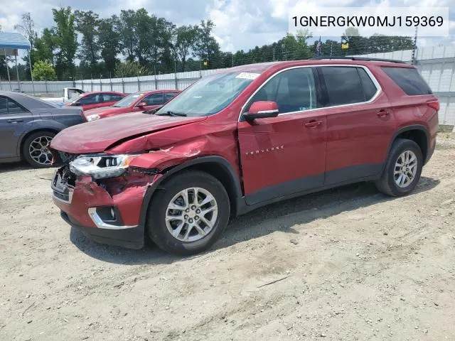 2021 Chevrolet Traverse Lt VIN: 1GNERGKW0MJ159369 Lot: 61466624