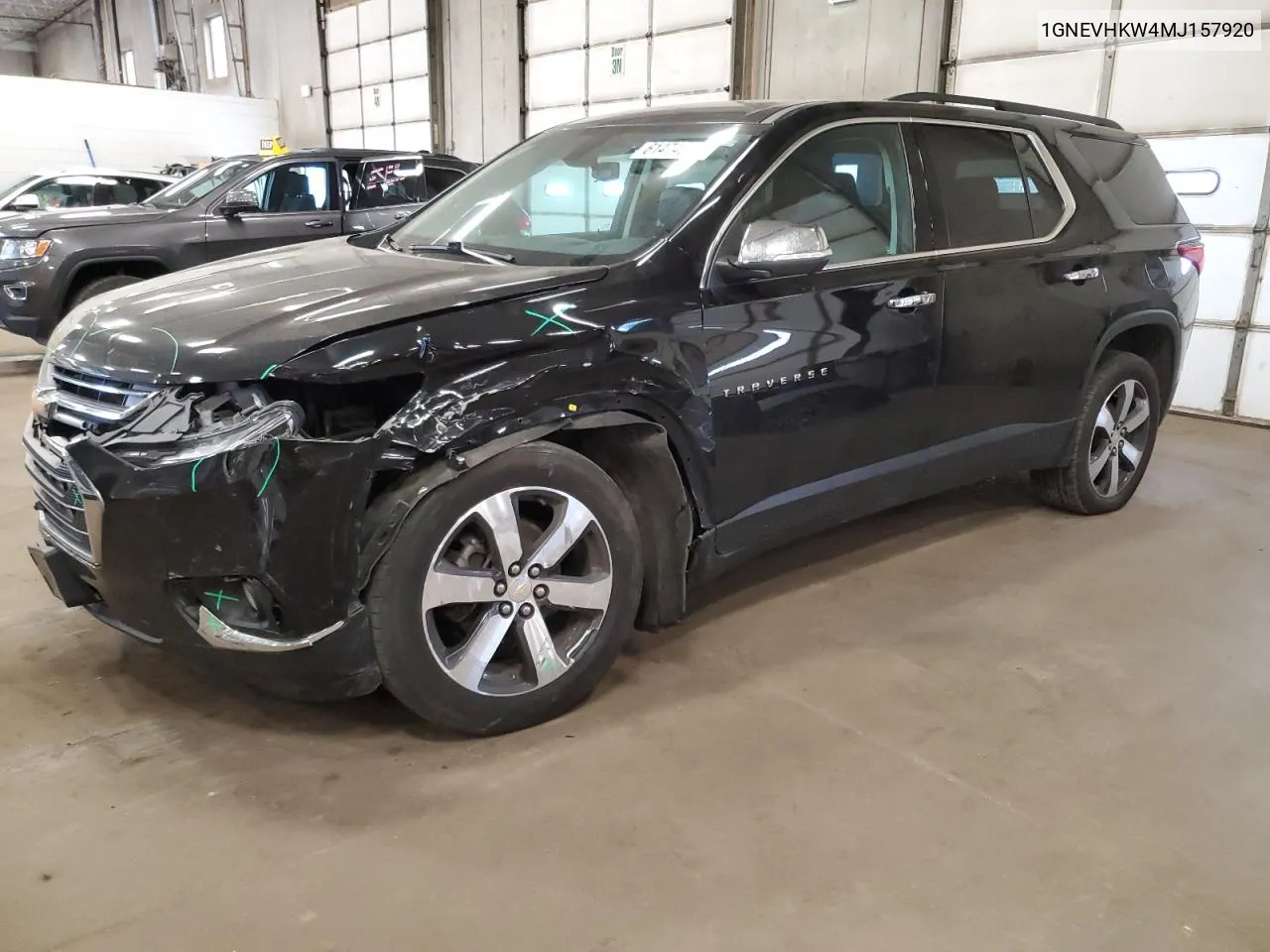 2021 Chevrolet Traverse Lt VIN: 1GNEVHKW4MJ157920 Lot: 61474834