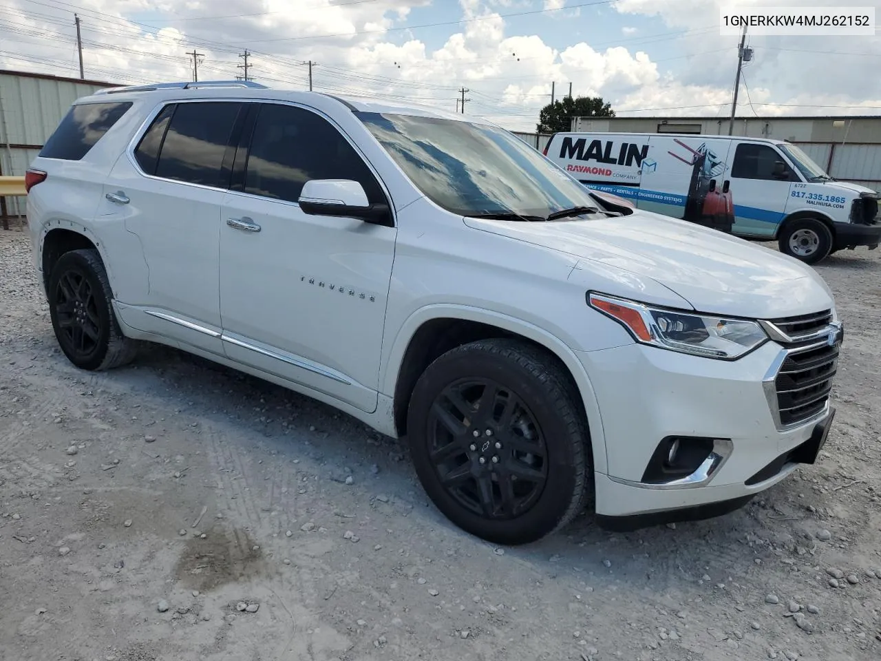 2021 Chevrolet Traverse Premier VIN: 1GNERKKW4MJ262152 Lot: 62718534