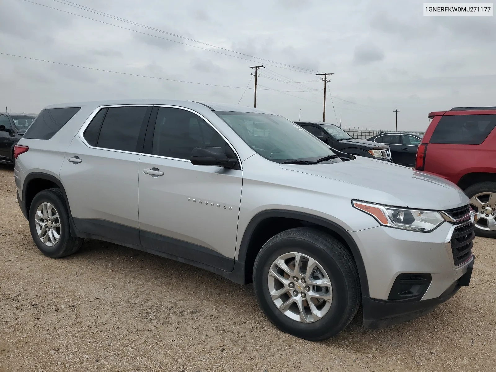 2021 Chevrolet Traverse Ls VIN: 1GNERFKW0MJ271177 Lot: 63536654