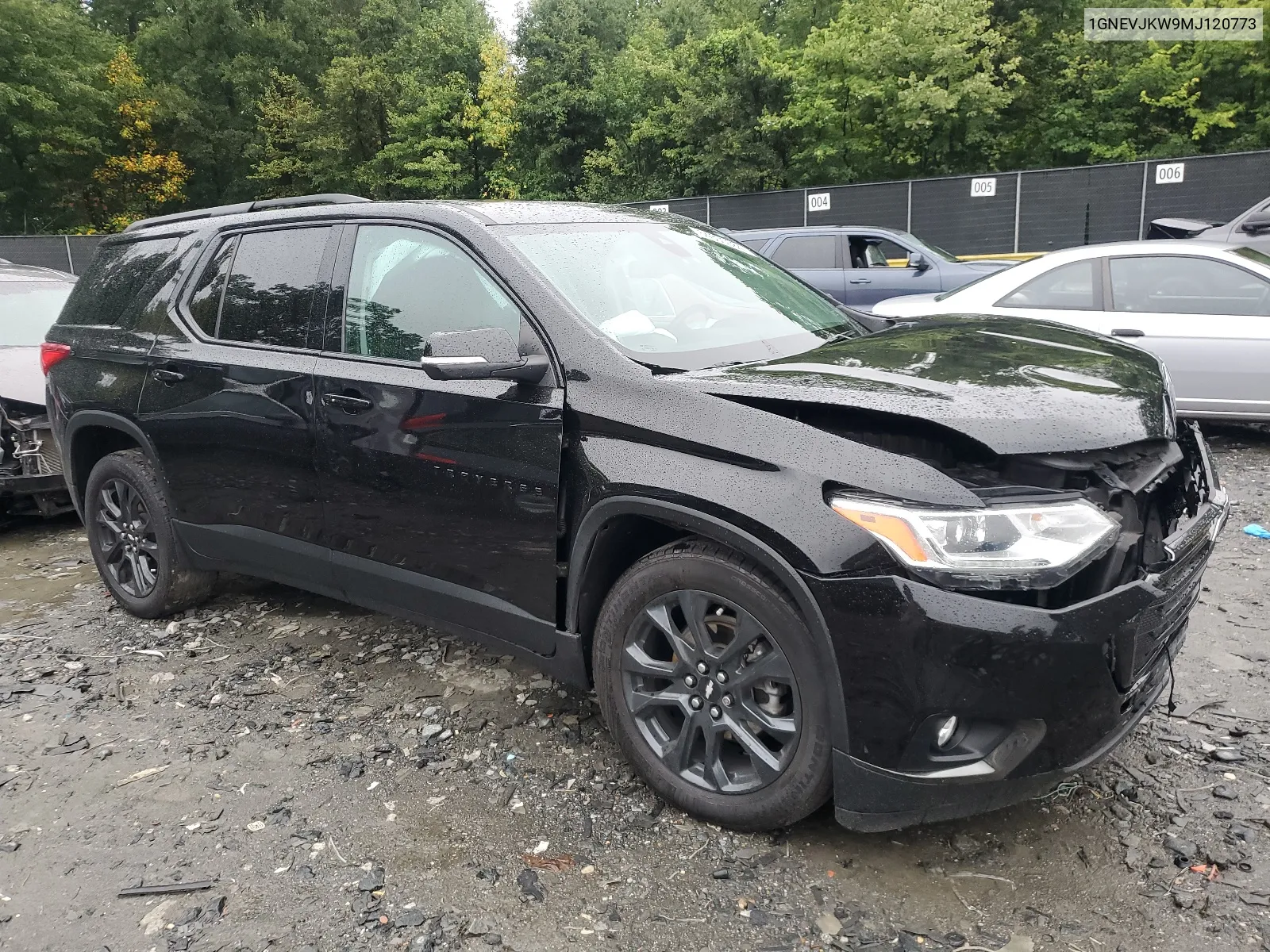 2021 Chevrolet Traverse Rs VIN: 1GNEVJKW9MJ120773 Lot: 64300084