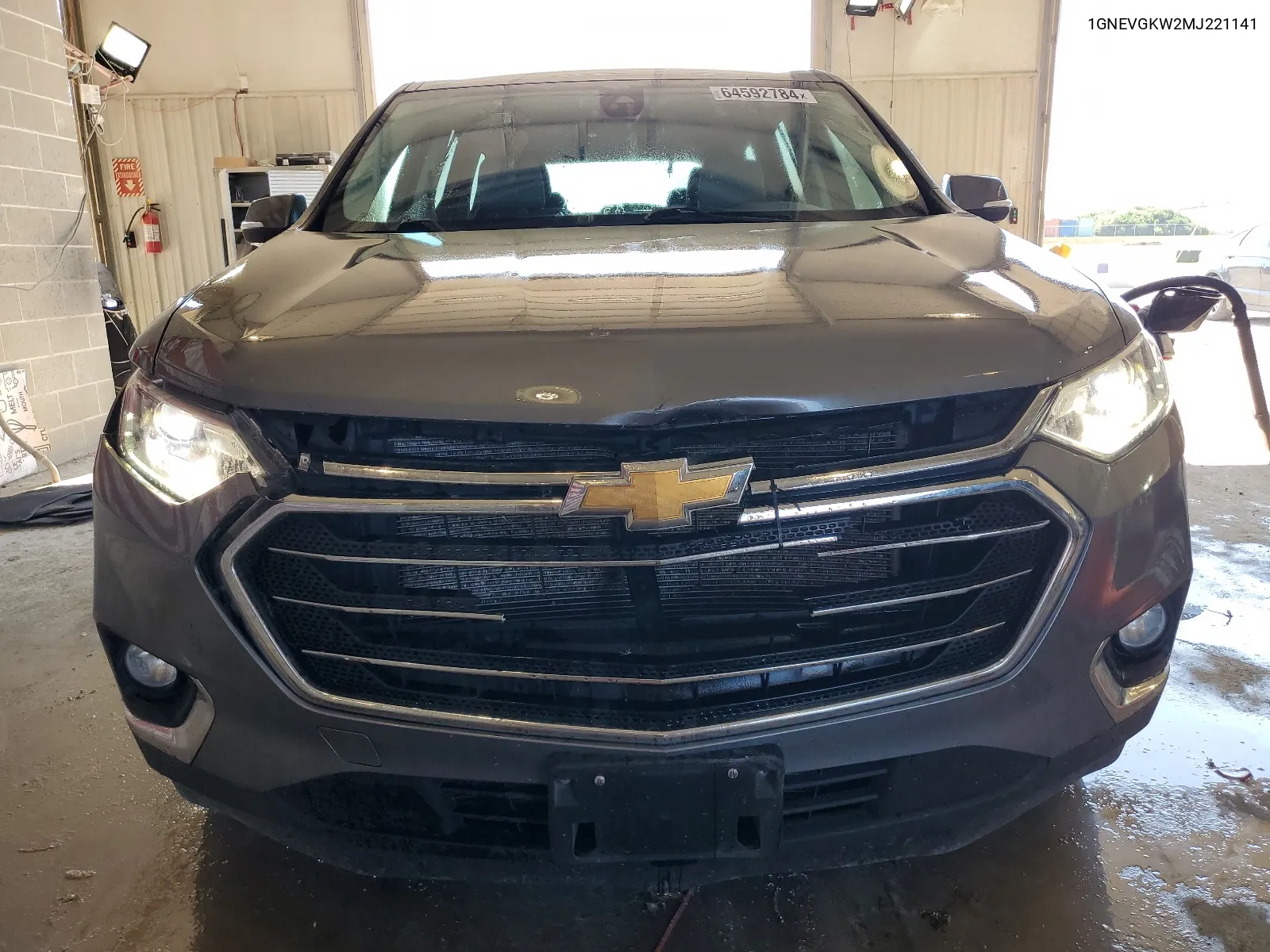 2021 Chevrolet Traverse Lt VIN: 1GNEVGKW2MJ221141 Lot: 64592784