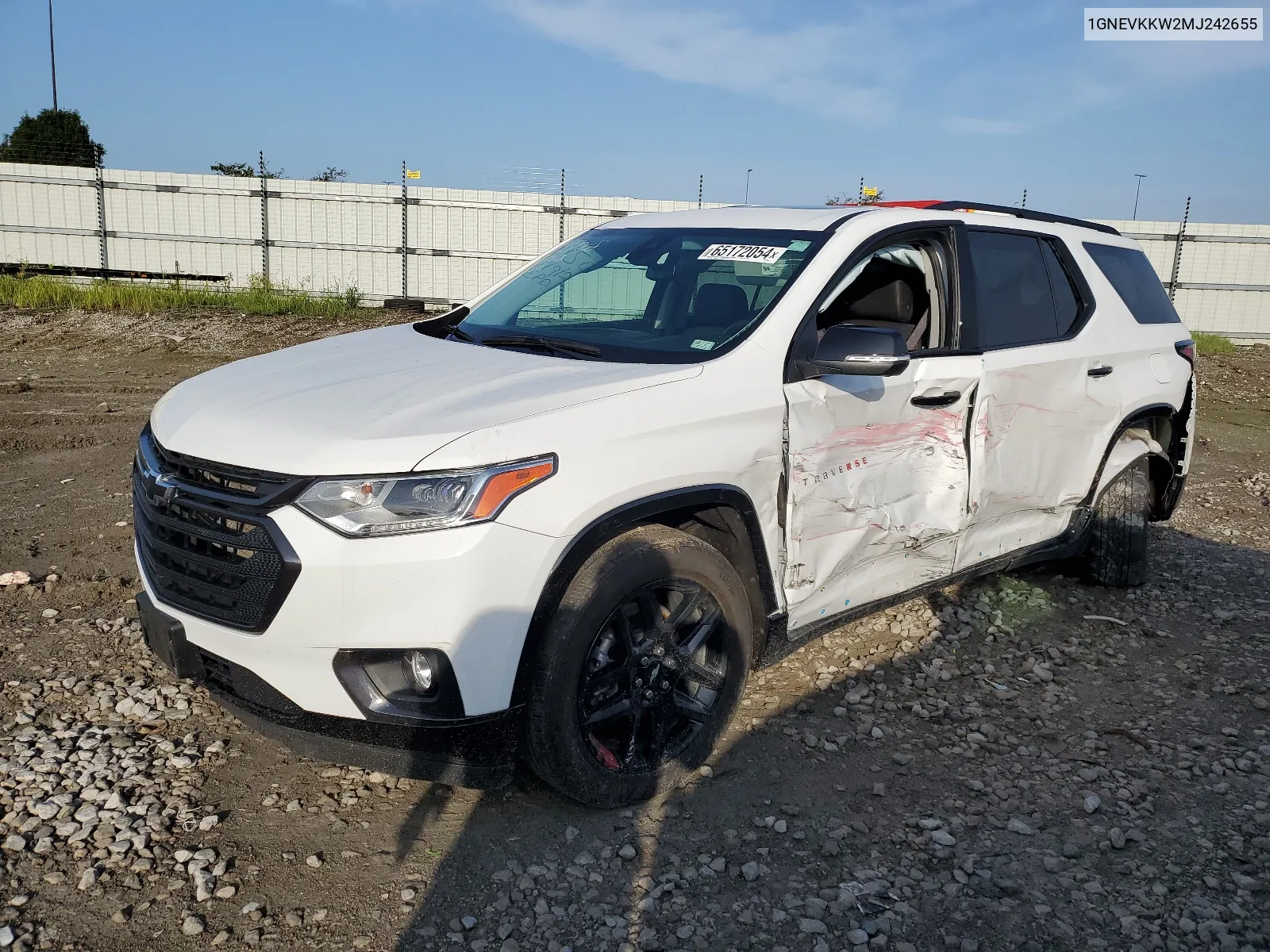 2021 Chevrolet Traverse Premier VIN: 1GNEVKKW2MJ242655 Lot: 65172054