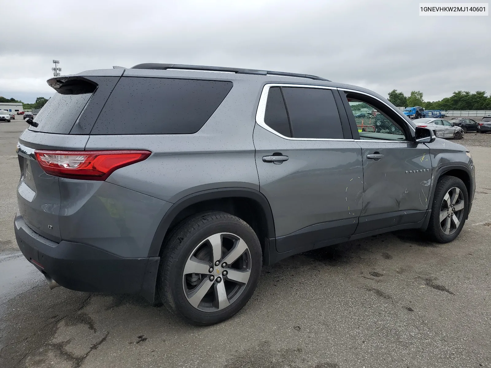 2021 Chevrolet Traverse Lt VIN: 1GNEVHKW2MJ140601 Lot: 65376624