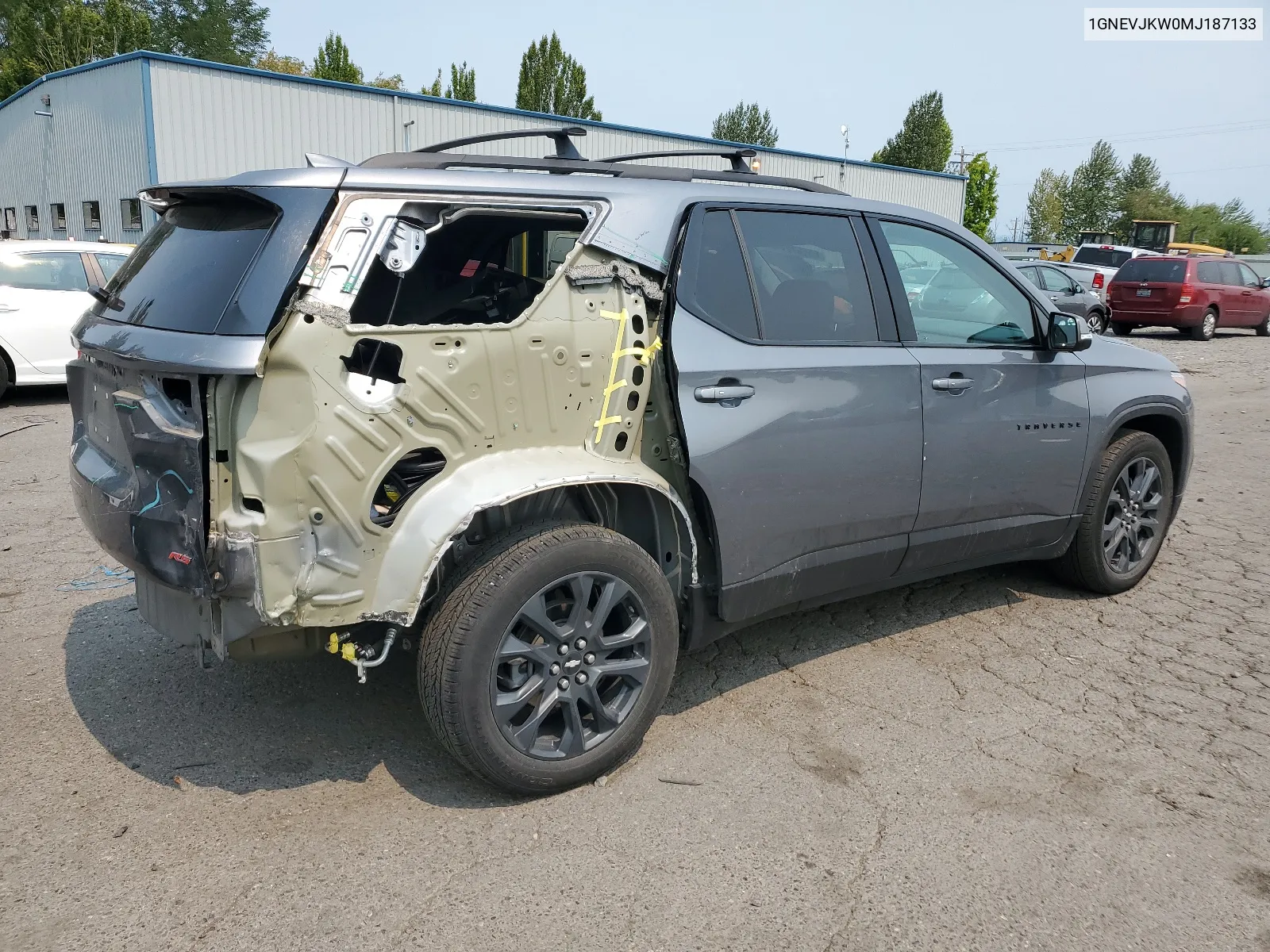 1GNEVJKW0MJ187133 2021 Chevrolet Traverse Rs