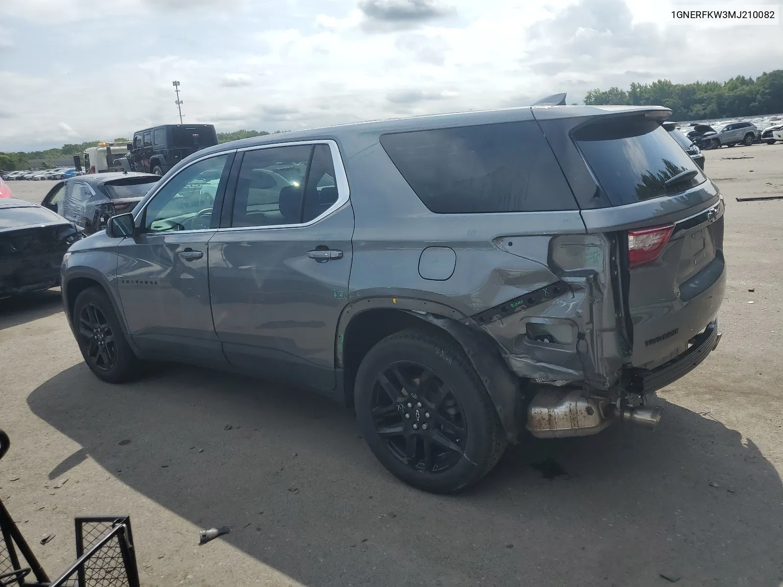 2021 Chevrolet Traverse Ls VIN: 1GNERFKW3MJ210082 Lot: 66355014