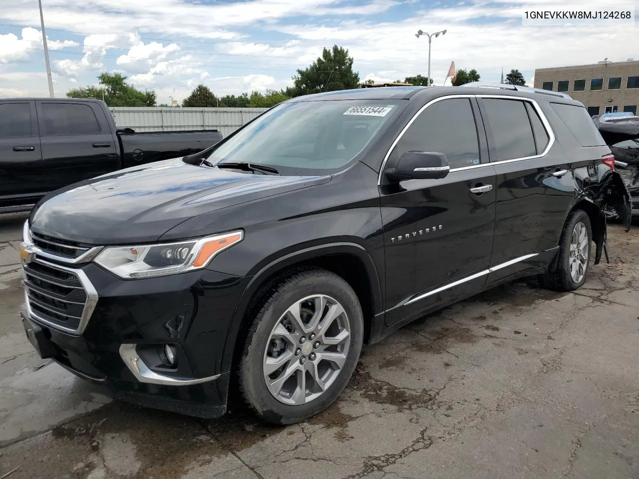 2021 Chevrolet Traverse Premier VIN: 1GNEVKKW8MJ124268 Lot: 66551544