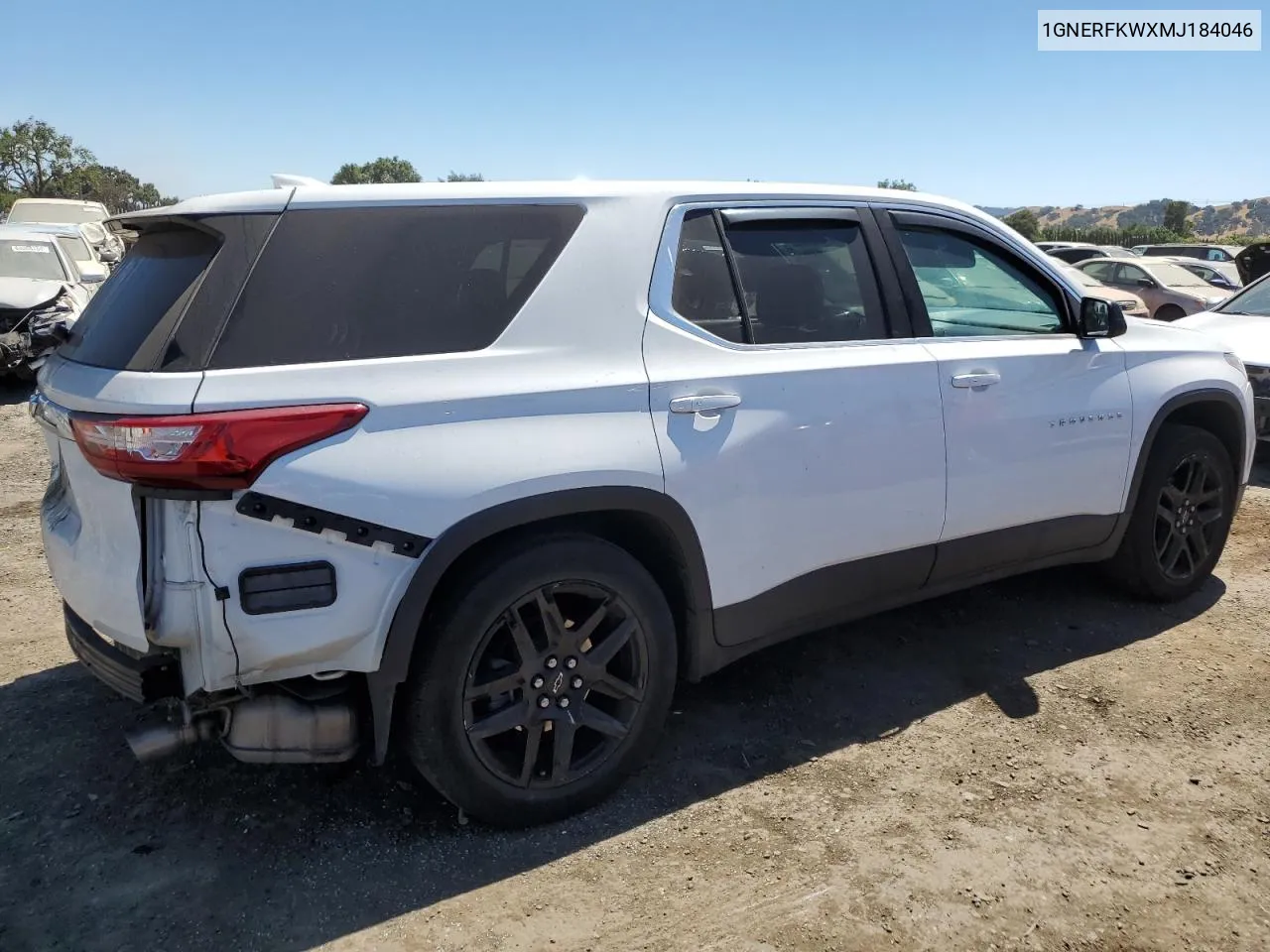 2021 Chevrolet Traverse Ls VIN: 1GNERFKWXMJ184046 Lot: 67483104