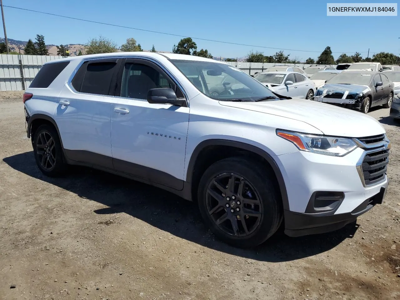 2021 Chevrolet Traverse Ls VIN: 1GNERFKWXMJ184046 Lot: 67483104