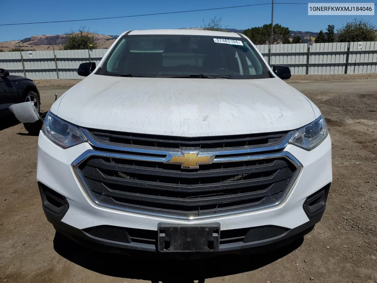 1GNERFKWXMJ184046 2021 Chevrolet Traverse Ls