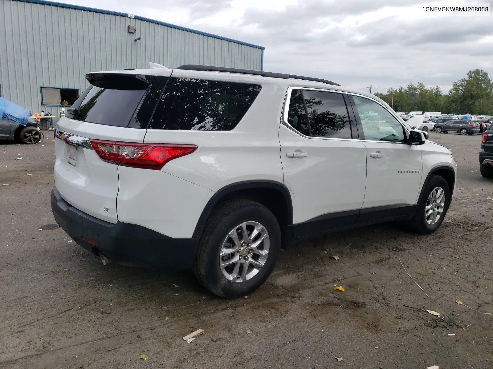 2021 Chevrolet Traverse Lt VIN: 1GNEVGKW8MJ268058 Lot: 67517114