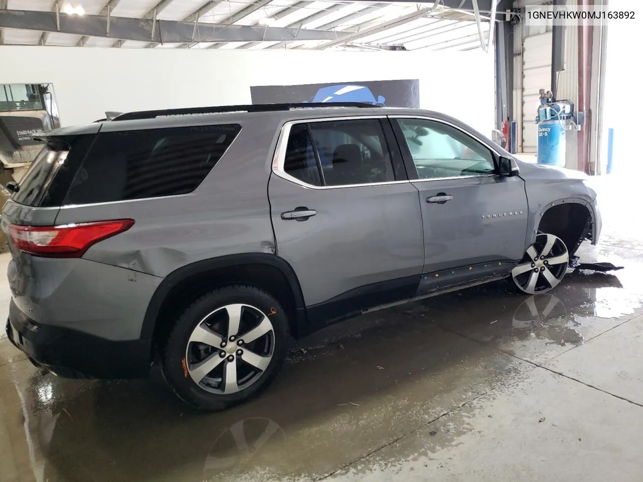 2021 Chevrolet Traverse Lt VIN: 1GNEVHKW0MJ163892 Lot: 68008594