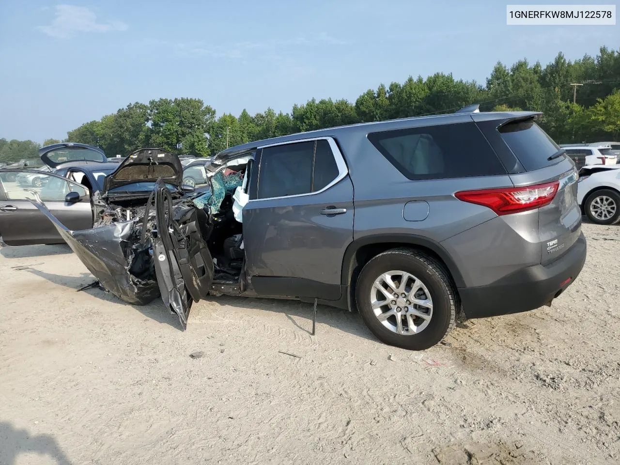 2021 Chevrolet Traverse Ls VIN: 1GNERFKW8MJ122578 Lot: 68529624