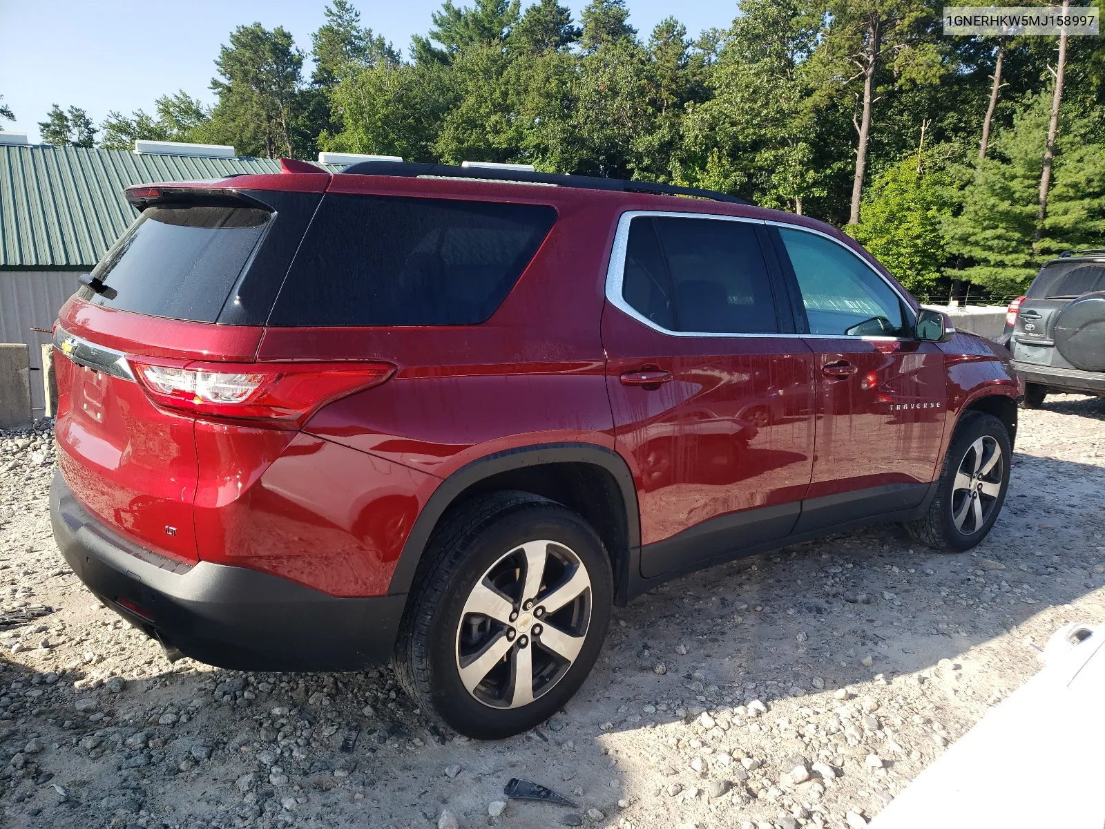 2021 Chevrolet Traverse Lt VIN: 1GNERHKW5MJ158997 Lot: 68548534