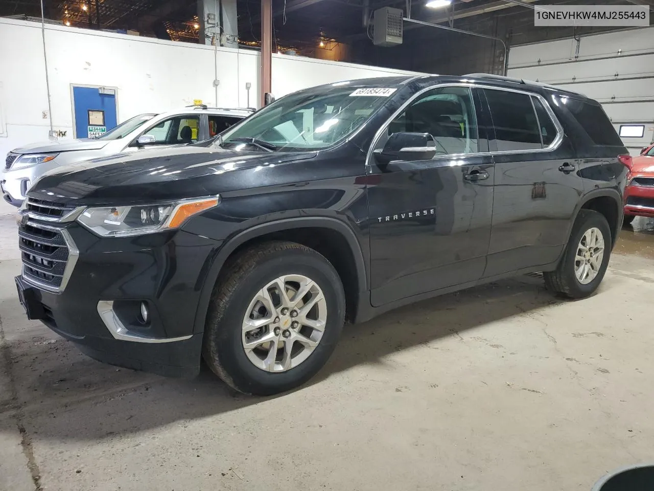 1GNEVHKW4MJ255443 2021 Chevrolet Traverse Lt