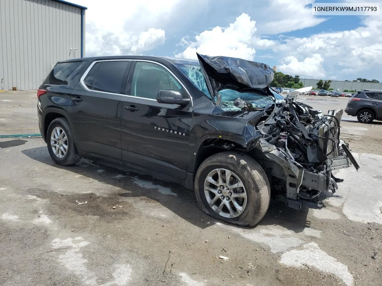 2021 Chevrolet Traverse Ls VIN: 1GNERFKW9MJ117793 Lot: 69839314