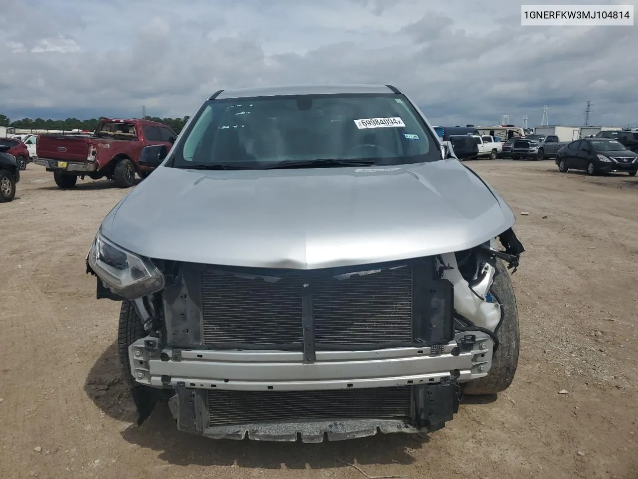 1GNERFKW3MJ104814 2021 Chevrolet Traverse Ls