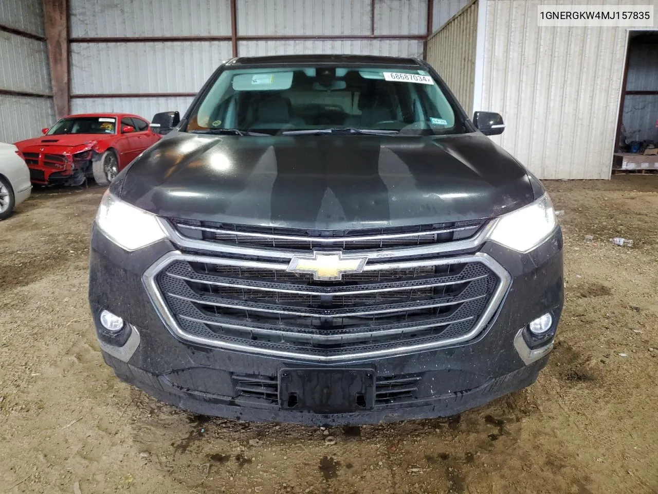 1GNERGKW4MJ157835 2021 Chevrolet Traverse Lt