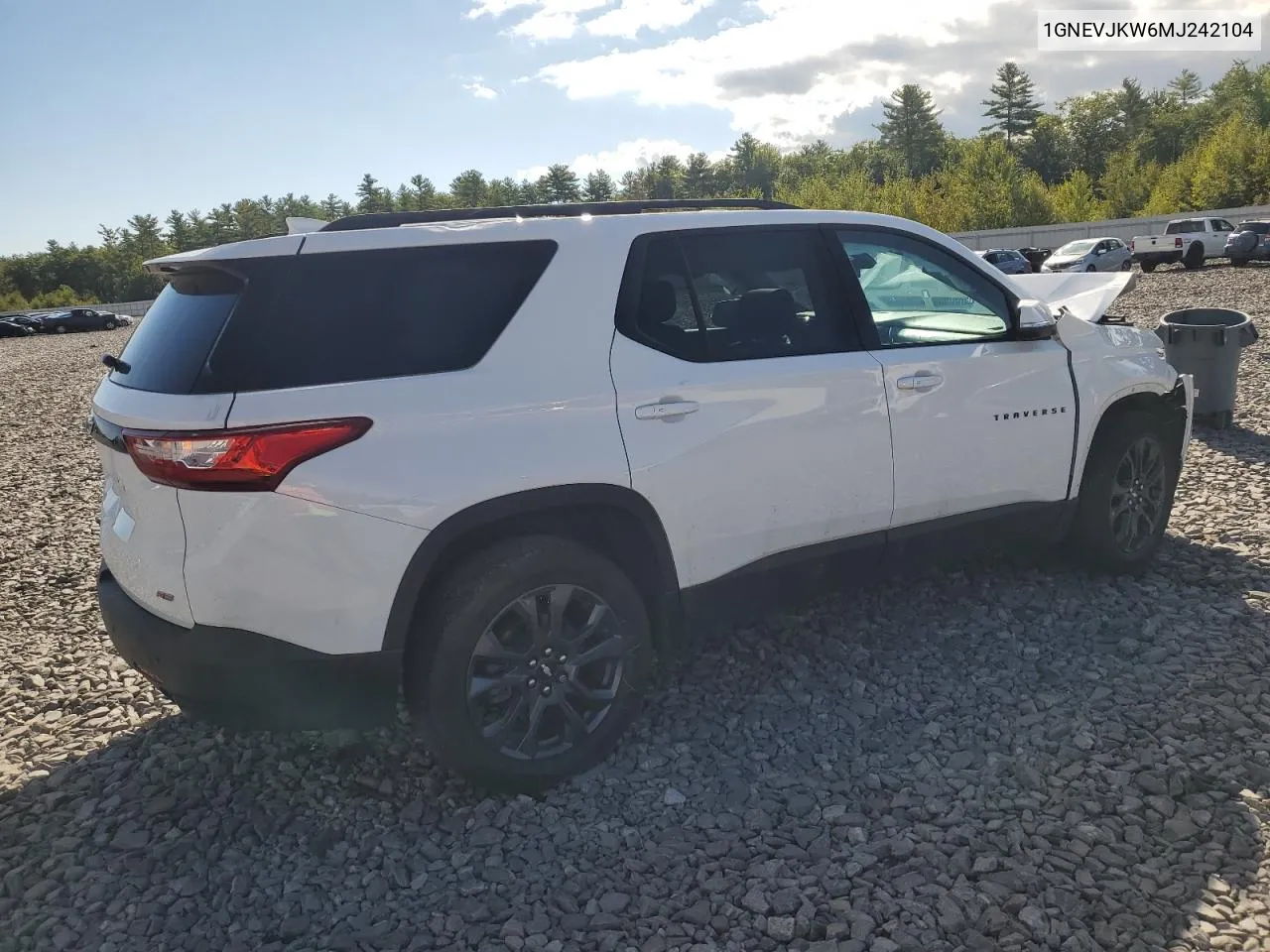 2021 Chevrolet Traverse Rs VIN: 1GNEVJKW6MJ242104 Lot: 70271834