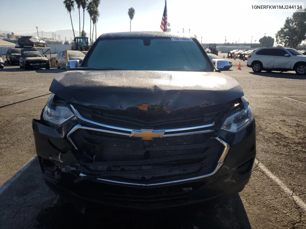 2021 Chevrolet Traverse Ls VIN: 1GNERFKW1MJ244134 Lot: 70815904