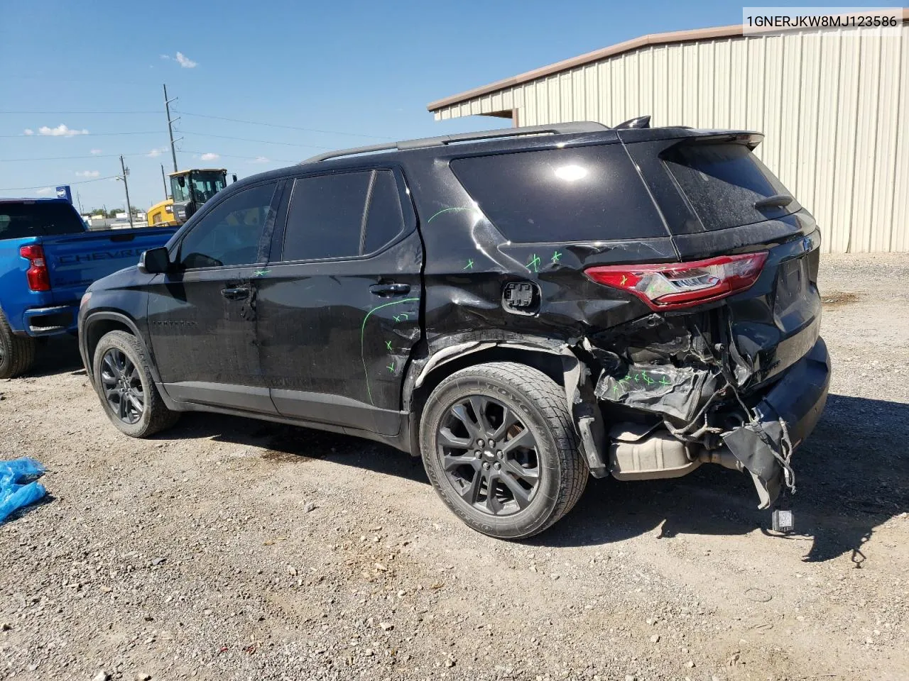 2021 Chevrolet Traverse Rs VIN: 1GNERJKW8MJ123586 Lot: 71599334