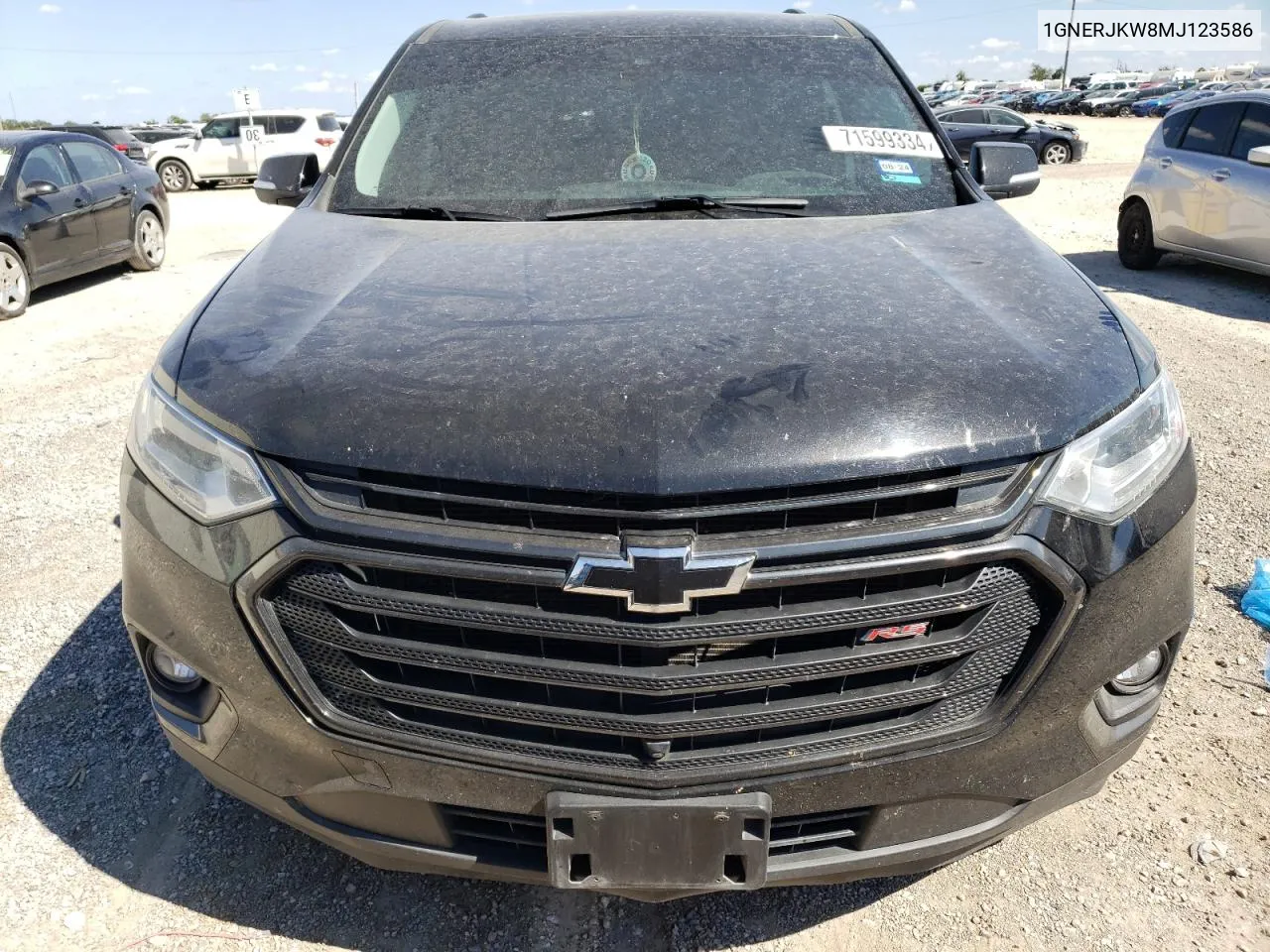 2021 Chevrolet Traverse Rs VIN: 1GNERJKW8MJ123586 Lot: 71599334