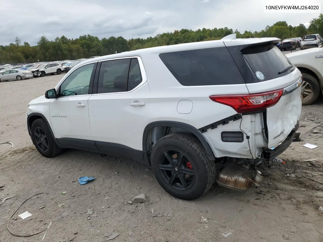 2021 Chevrolet Traverse Ls VIN: 1GNEVFKW4MJ264020 Lot: 71814904