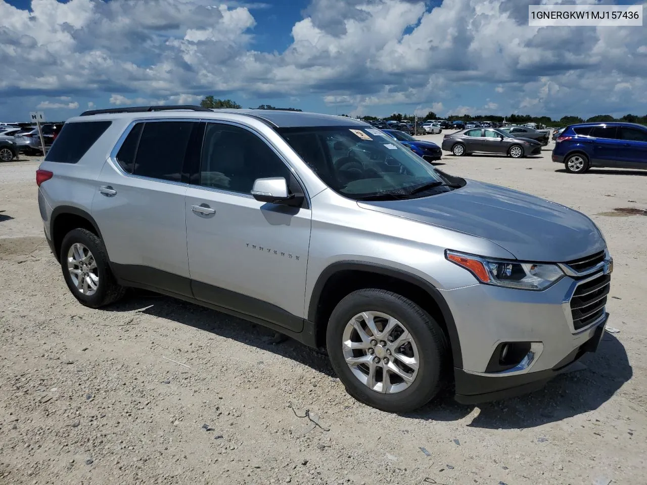 2021 Chevrolet Traverse Lt VIN: 1GNERGKW1MJ157436 Lot: 72261554