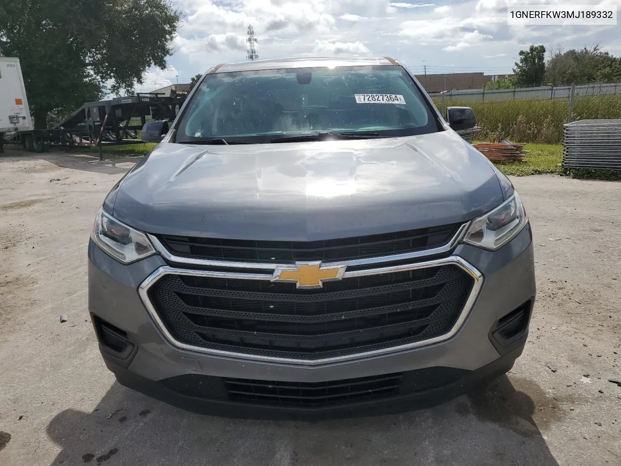 1GNERFKW3MJ189332 2021 Chevrolet Traverse Ls