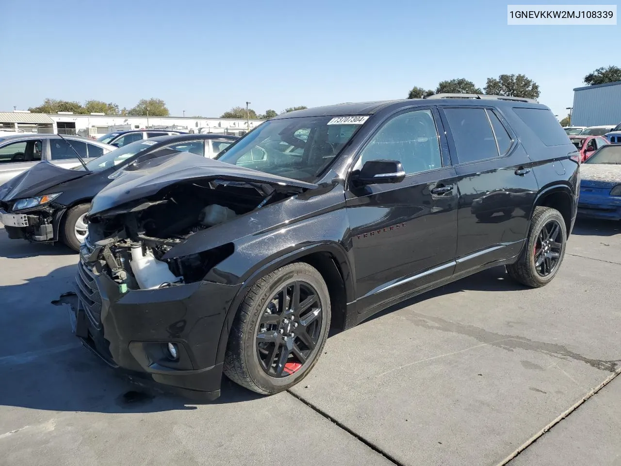 2021 Chevrolet Traverse Premier VIN: 1GNEVKKW2MJ108339 Lot: 73707304