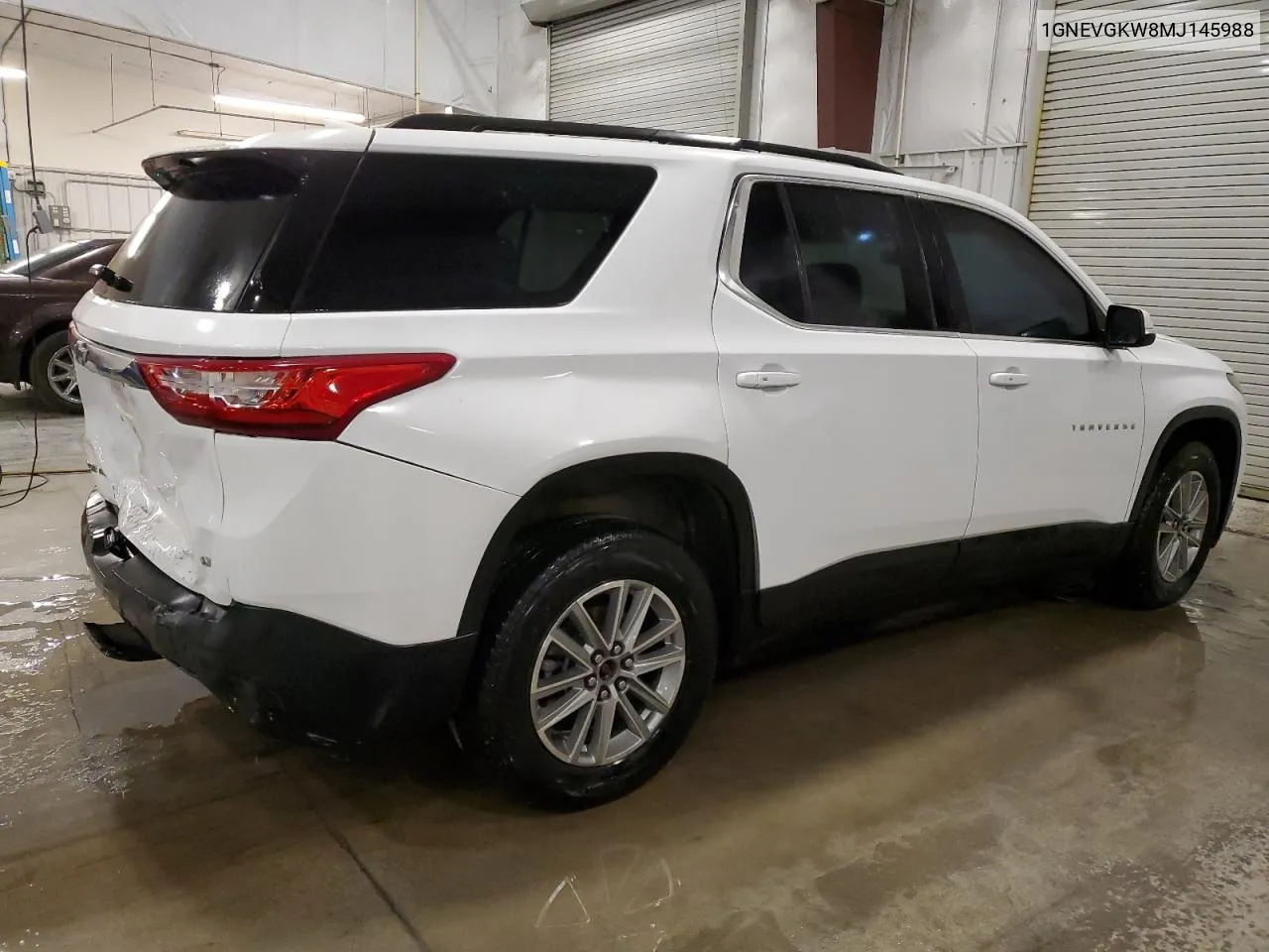 2021 Chevrolet Traverse Lt VIN: 1GNEVGKW8MJ145988 Lot: 73789504