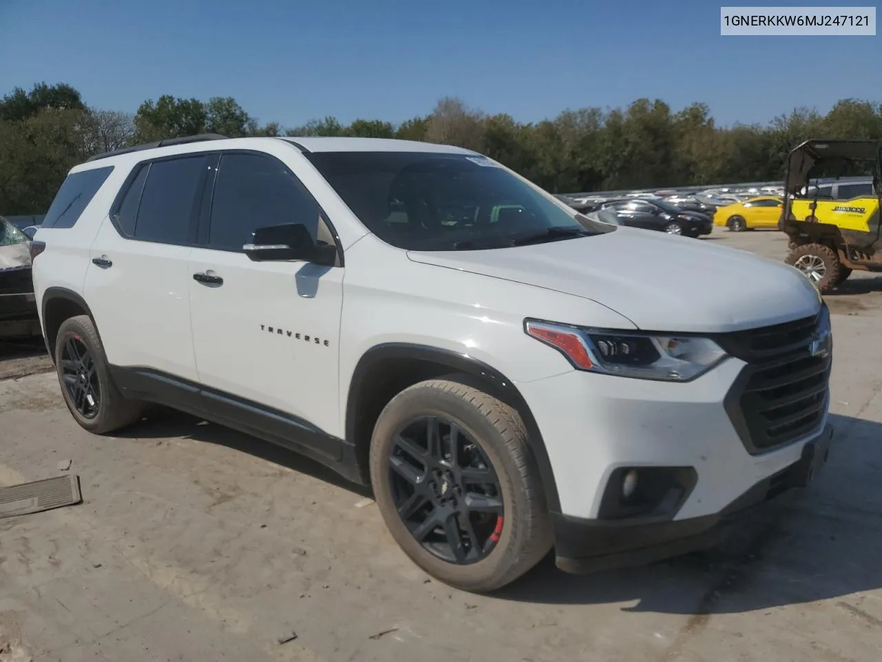 2021 Chevrolet Traverse Premier VIN: 1GNERKKW6MJ247121 Lot: 74012754