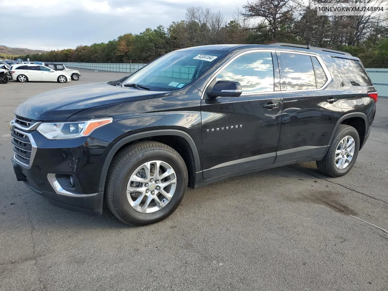 2021 Chevrolet Traverse Lt VIN: 1GNEVGKWXMJ248894 Lot: 74304164