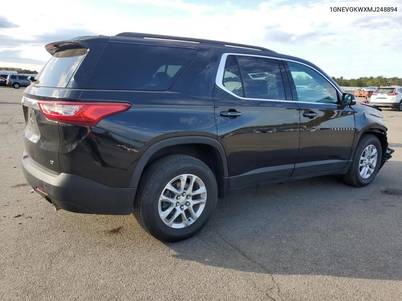 2021 Chevrolet Traverse Lt VIN: 1GNEVGKWXMJ248894 Lot: 74304164