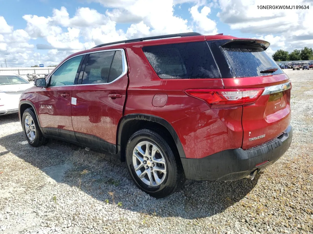 2021 Chevrolet Traverse Lt VIN: 1GNERGKW0MJ189634 Lot: 74445294