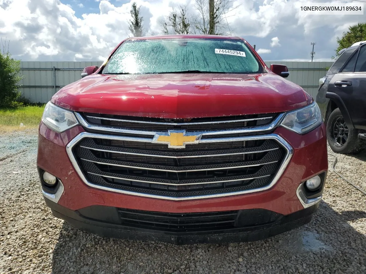 2021 Chevrolet Traverse Lt VIN: 1GNERGKW0MJ189634 Lot: 74445294