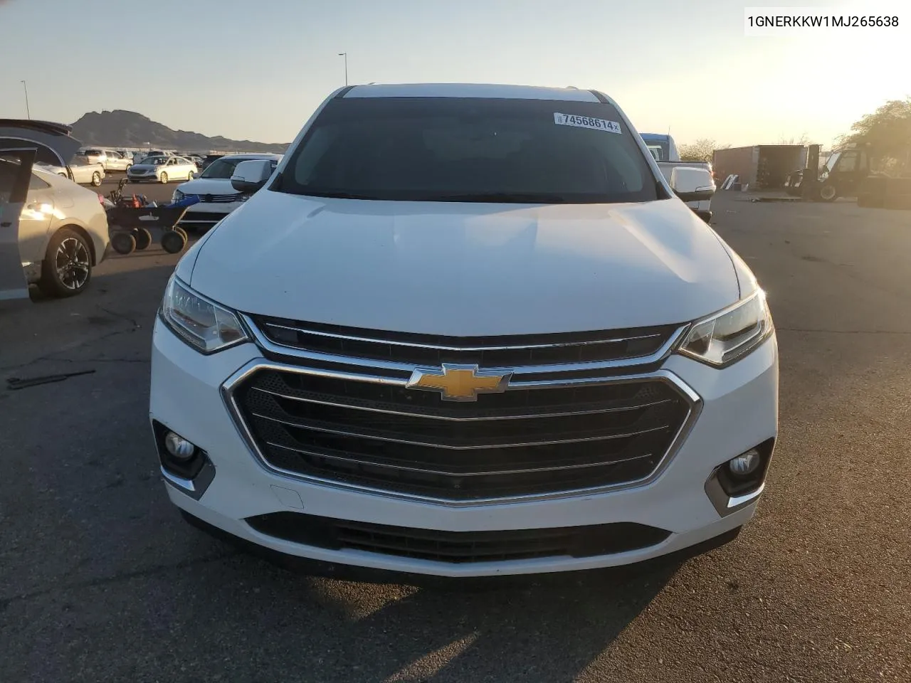 2021 Chevrolet Traverse Premier VIN: 1GNERKKW1MJ265638 Lot: 74568614