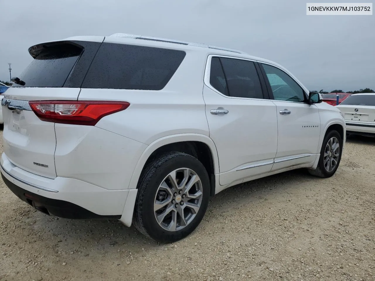 2021 Chevrolet Traverse Premier VIN: 1GNEVKKW7MJ103752 Lot: 74808064