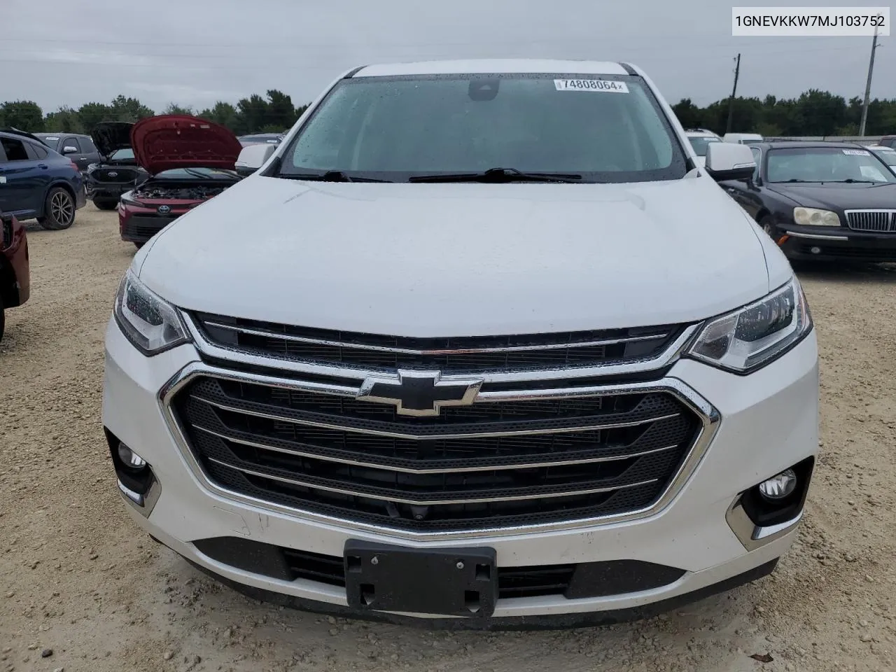 2021 Chevrolet Traverse Premier VIN: 1GNEVKKW7MJ103752 Lot: 74808064