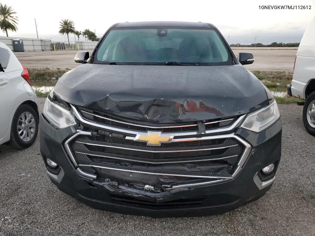 2021 Chevrolet Traverse Lt VIN: 1GNEVGKW7MJ112612 Lot: 75235074