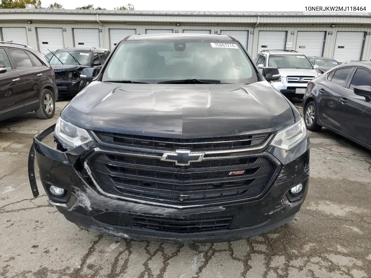 2021 Chevrolet Traverse Rs VIN: 1GNERJKW2MJ118464 Lot: 75867214