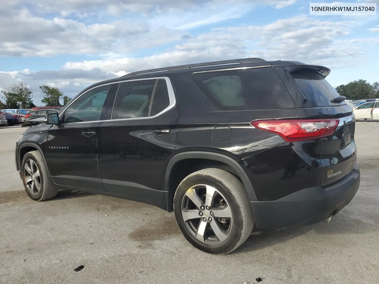 1GNERHKW1MJ157040 2021 Chevrolet Traverse Lt