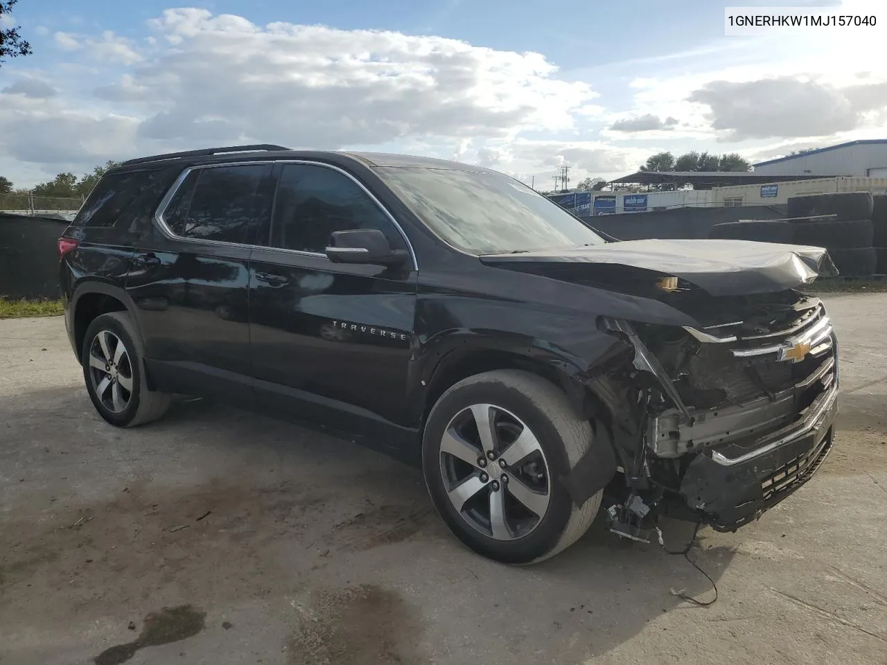 2021 Chevrolet Traverse Lt VIN: 1GNERHKW1MJ157040 Lot: 76922584