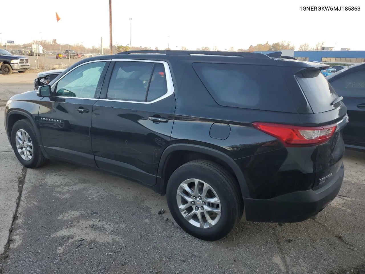 2021 Chevrolet Traverse Lt VIN: 1GNERGKW6MJ185863 Lot: 77026684