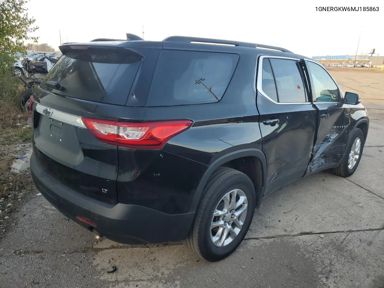 2021 Chevrolet Traverse Lt VIN: 1GNERGKW6MJ185863 Lot: 77026684